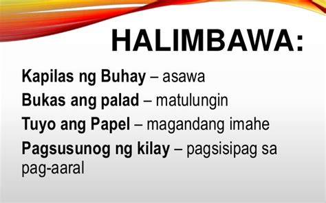 5 halimbawa ng pahayag|Matalinghagang Pahayag: Mga Halimbawa at Kahulugan.